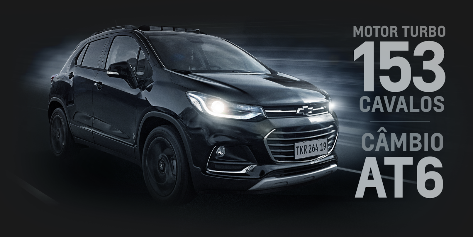 Motor Turbo que deixa para trás até a própria sombra - Tracker Midnight