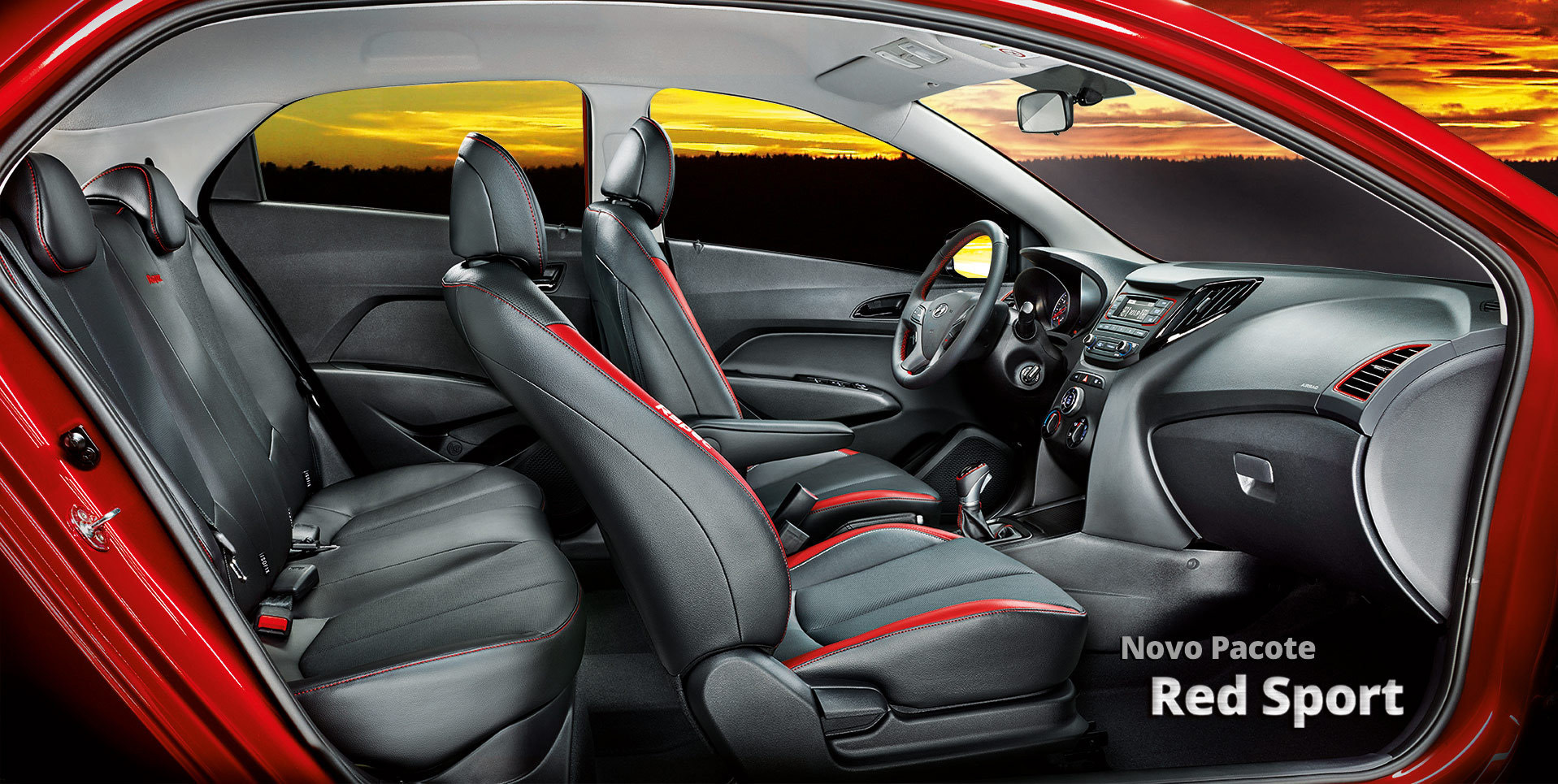 INTERIOR QUE DESAFIA O STATUS QUO - Novo HB20 Rspec